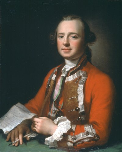 Lieutenant Colonel James Adolphus Oughton (1720-80) 37th Regiment of Foot, c.1753 by George Knapton